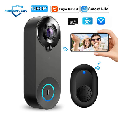 Smart Video Doorbell With HD Video and Two way audio